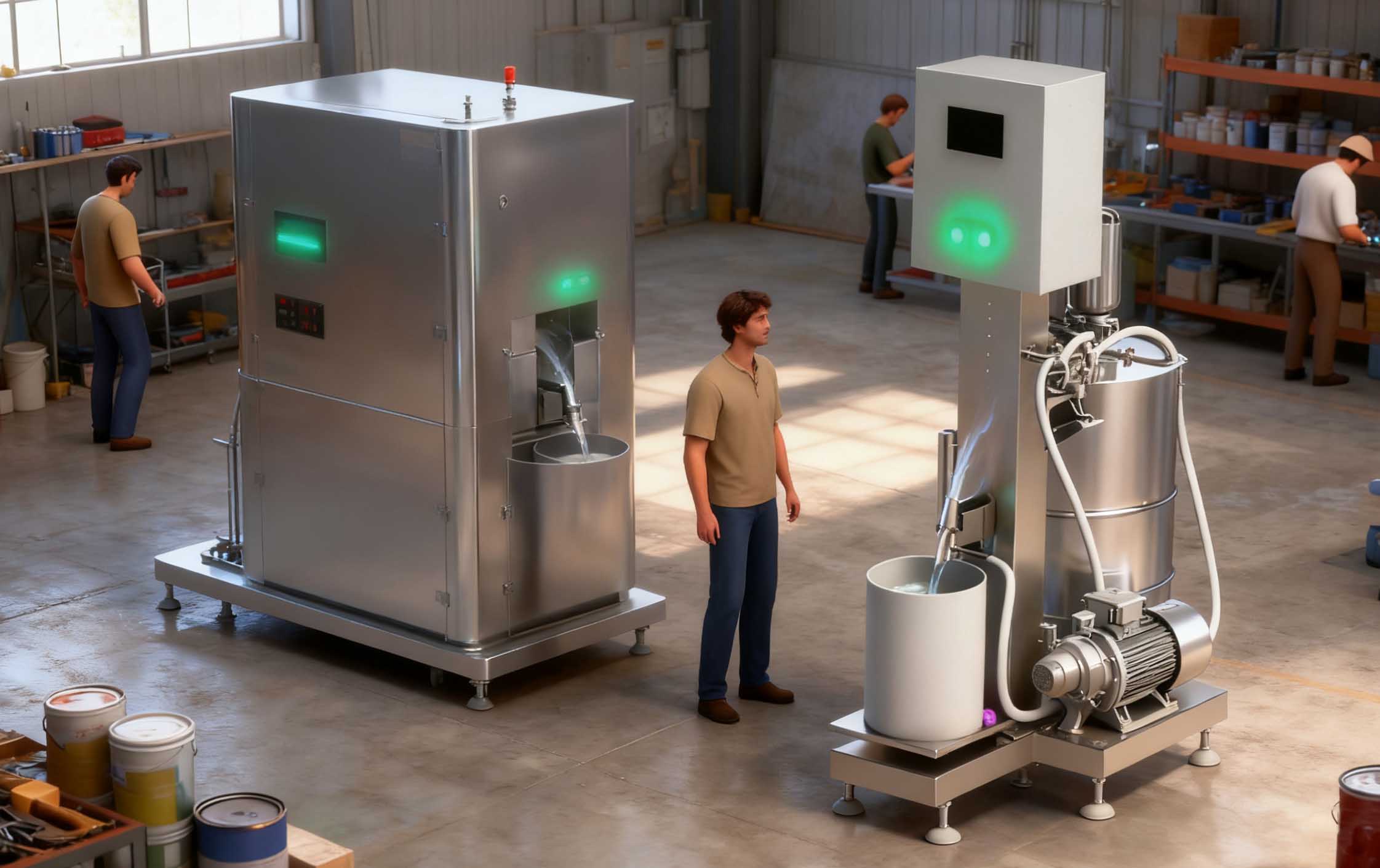 DC-X COLORANT DISPENSER IS USING