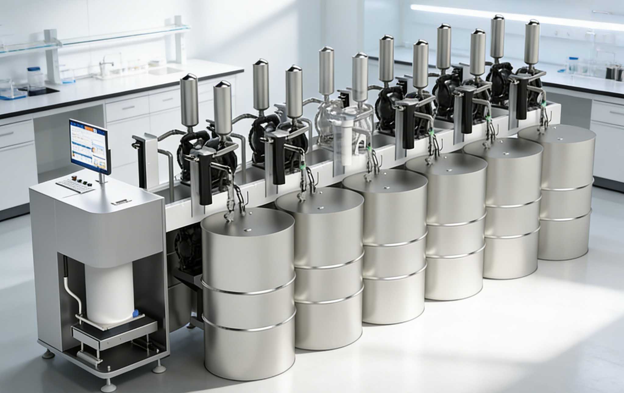 High-precision automated ink dispensing system for flexible packaging printing industry