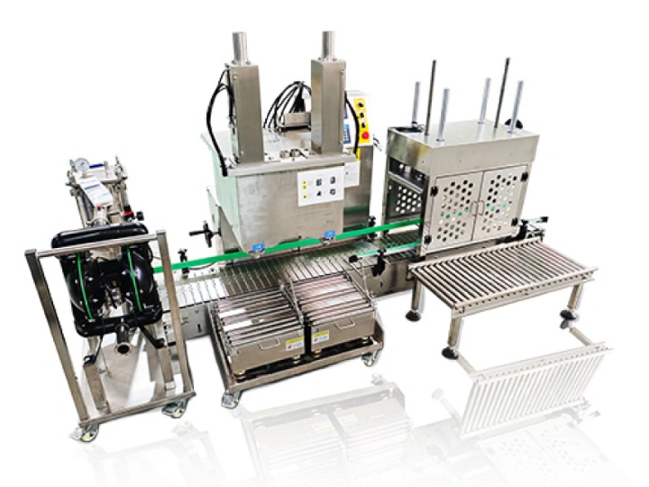 F50D-Double Nozzles Paint Filling Machine