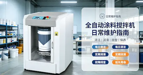 全自动涂料混匀机日常维护保养指南