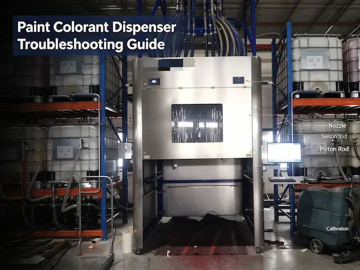 Paint Colorant Dispenser Troubleshooting: The Complete Guide